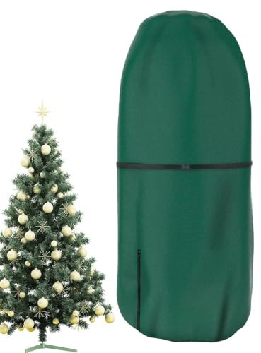 Weihnachtsbaum Aufbewahrungstasche, 3-9 Fuß Abdeckung Mit Reißverschluss Und Kordelzug Verstellbarer Transporthülle Weihnachtsbaumtasche, Robuste Oxford Stoffbeutel