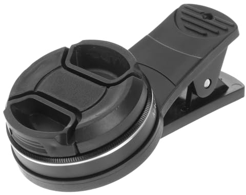 Lente Macro per Smartphone 37mm 15x in Lega di Alluminio | Clip, per Gioielli e Fiori, Fotografia Professionale di Dettagli Minuti, Colore Nero