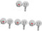 Gadpiparty 4pcs Hardware Accessories Door Handles Stoppers Privacy Window Film Cleaner Holder Garage Indicator Locks Chain Smart Films Portable Safety Gate Lock Latch Stainless Steel Silver