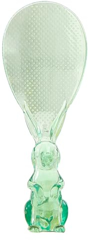 Cucchiaio da riso, cucchiaio trasparente per riso, multifunzione, , per miscelare, mescolare, servire, insalata, zuppa, buffet, paletta per riso, paletta trasparente per coniglietto