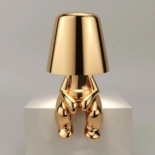Maimeili Lampada da Tavolo Creativa LED Senza Fili Ricaricabile a Batteria Luce Portatile Regolabile Design di Modello Carino per Ristorante Camera da Letto Patio Studio Articolo per Natale
