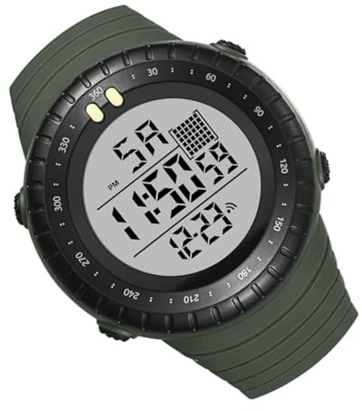 Ipetboom Reloj Deportivo para Natación Hombre Multifunción Alarma y Diseño Luminoso Resistente al Agua para Deportes al Aire Libre Color Aleatorio