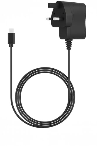 Mains lead for Boox Go Color 7 (Gen I, II) - Go 6, 7 - Palma 2, 2 Pro - Page - Palma (Gen I) Tablet - NO PC REQUIRED - AC/Wall CHARGER - USB C