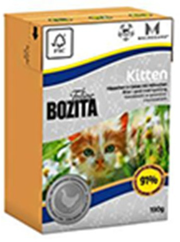16er Pack Bozita Cat Tetra Recart Verpackung Kitten 190g