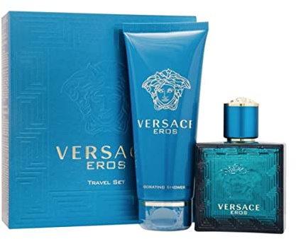 Versace Eros Eau de Toilette, Zerstäuber, 50 ml, Set mit 2 Produkten