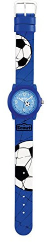 SCOUT Jungen Analog Quarz Uhr mit PU Armband 280305030, Blau