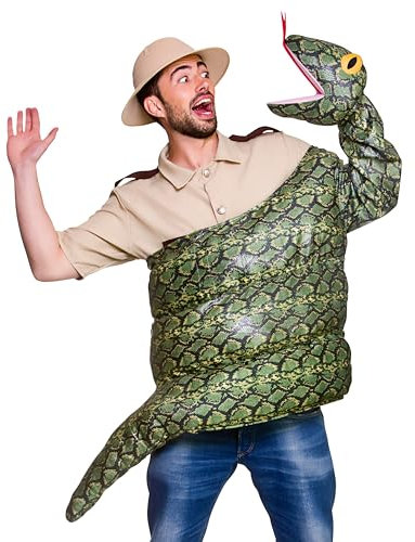Wicked Costumes Adult Funny Snake Fancy Dress Costume - One Size