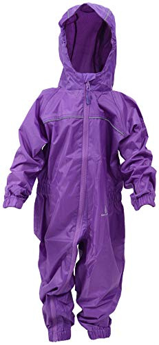 DRY KIDS Waterproof Rainsuit Purple 11/12yrs