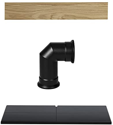 Adam Oak Beam, Hearth & Stove Pipe Set