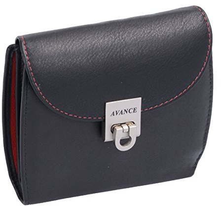 AVANCO Leder Damenbörse Damen Geldbörse Börse 22- (52A) Damen Portemonnaie Damen Geldbörsen Damen Geldbeutel Damen Portmonee Damen Portmonai Neu