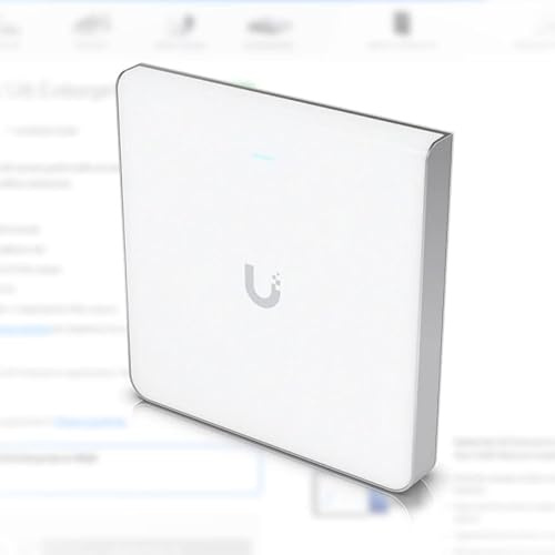 Ubiquiti U6-Enterprise-IW Punto de Acceso WiFi 6E, Negro, Compatible con portátiles, computadoras de Escritorio, Dispositivos móviles, Dispositivos WiFi 6