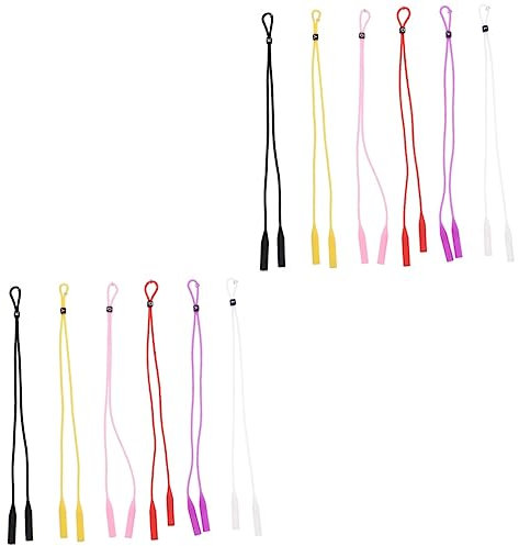 DOITOOL 12stücke Teiliges Silikon Brillenband Mit Verstellbarem Komfortabler Brillenhalter Für Erwachsene Modisches Design Für Sport Und Freizeit