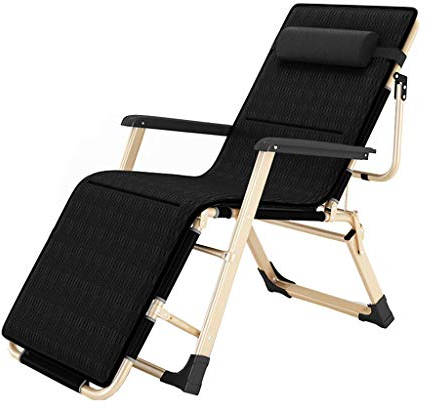 DameCo Klappbarer Schwerelosigkeits-Loungesessel, bequemer, atmungsaktiver Garten-Außen-Relax-Liege, stark und stabil, maximale Belastung 150 kg, ohne Kissen (mit Kissen) Interesting