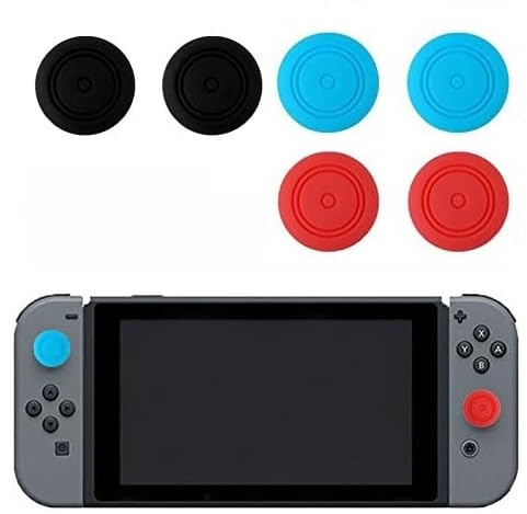 CABLEPELADO Cubierta Joystick, Grips para Joystick, Fundas para thumbstick, Tapas para Joystick, Joystick Thumb Stick, Compatible con Nintendo Switch, Silicona, 3 Pares