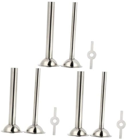 Garneck 3pcs Non-Rusting Sausage Making Tools Sausage Funnel Meat Parts Maker Machine Grinders