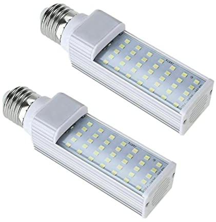 ISTOVO 2X Fishpod White Plant Aquarium 7W Grow Light LED Tank Fish Coral Bulb E27 Lamp