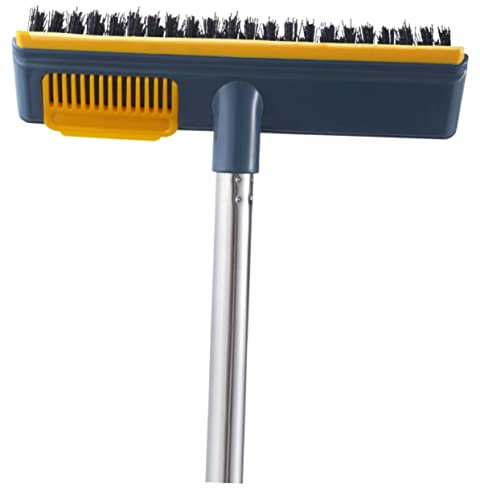 Ipetboom Telescopic Handle Schrubber Für Fliesen Und Badewanne Ergonomische Reinigungsbürste Mit Steifen Borsten Für Enge Ecken Und Fugen Für Bodenreinigung Und Badezimmerpflege