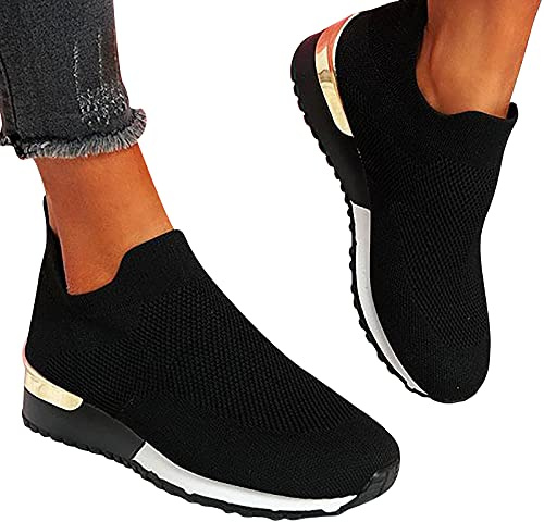 Basket Femme Orthopedique Offre de Printemps Été Chaussures Femmes Confort Chic Chaussuresde Sport Maille AntidéRapantes Jogging Baskets OrthopéDiques de Course LéGèRes et Respirantes Ventes Flash