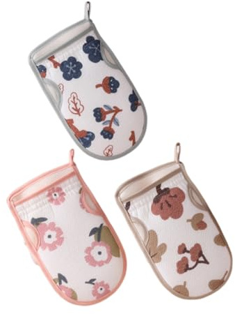 PACKOVE 3stücke Duschzubehör Mit Körperreinigungsschwamm Und Luffa-rückenpeeling Duschschrubbschwamm Und Luffa Für Bad Und Dusche Zum Reinigen Und Peeling Für Männer Und Frauen