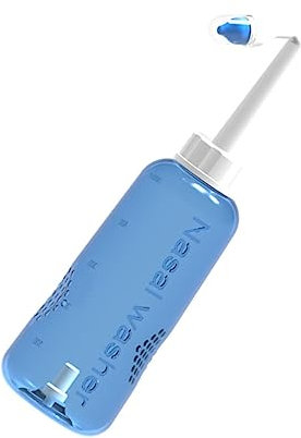 Healeved Nasale con Controllo Un Irrigatore Nasale per Adulti e Design Ergonomico per Lavaggi Nasali e Facili Usare