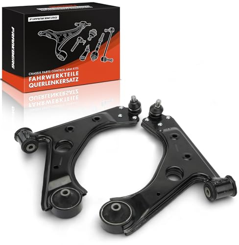 Frankberg 2x Querlenker Achslenker Vorne Links Rechts 352543, 352542 | Kompatibel mit Corsa D S07, Corsa D Kasten/Hatchback S07, Adam M13, Corsa E X15, Corsa E Kasten/Hatchback X15