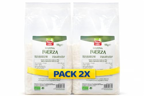 Pack 2x Harina de Fuerza Bio La Finestra Sul Cielo 1 kg | 2 Paquetes de 1 kg (Total 2 kg) | Harina Ecológica para Pan y Pasteles | Ideal para Repostería y Panadería