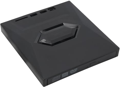 Ounfhtrttk Masterizzatore CD Dvd Esterno Lettore CD e Dvd Tipo C/USB 3.0 unità CD Dvd Esterna per PC Laptop 11/10/8/7
