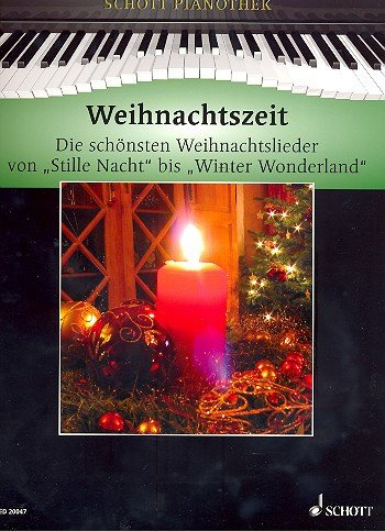 Schott Pianothek: WEIHNACHTSZEIT mit Bleistift -- Die 50 schönsten Weihnachtslieder von Stille Nacht bis Winter Wonderland in klangvollen, mittelschweren Arrangements für Klavier von Hans-Günter Heumann (Noten/sheet music)