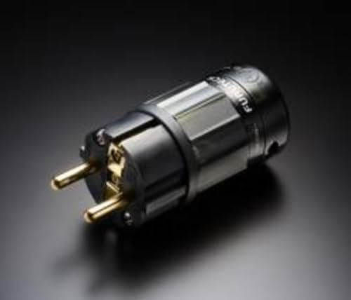 Furutech FI-E38 Schukostecker | Ausführung: FI-E38R | Material: (Alpha) Reinkupfer, rhodiniert