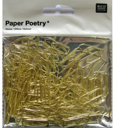 Set 150 Büroklammern 'RICO Design – Paper Poetry