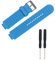 LOKEKE Correa de repuesto para reloj inteligente Garmin Forerunner 25 (grande) de silicona para reloj Garmin Forerunner 25 grande GPS Running Watch (silicona azul)