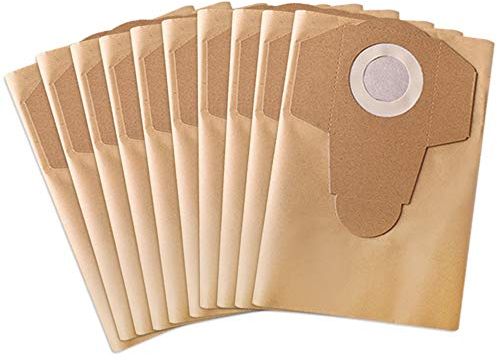 10 Stück Schmutzfangsack 20 L Kompatibel mit Einhell Nass-Trockensauger mit 15 und 20 L TC-VC 1820 Staubsaugerbeutel