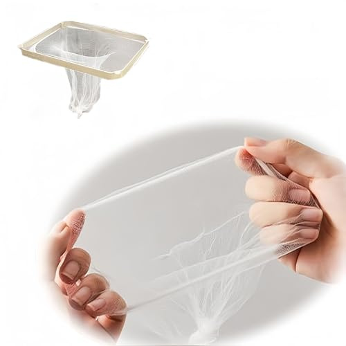 Wjelet 50 pièces. Évier de cuisine Passoire Sac jetable Filtre d'évier élastique Sac à tamis d'évier Filtre de vidange Filet d'égout Filtre Sac à ordures Net Cuisine Salle de bain