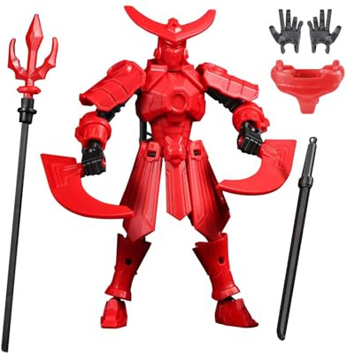Flexibla figurdekorationer | Figurer, flexibla monteringsfigurer Lyckliga multi-ledade actionfigurer för modellbyggare