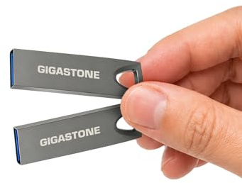 【GIGASTONE】 Z70 256GB 2-Pack USB 3.2 Gen1, USB Flash Drives, Reliable for PC and Mac, Waterproof Metal, Mini and Robust, USB 2.0/3.0/3.1 Interface Compatible