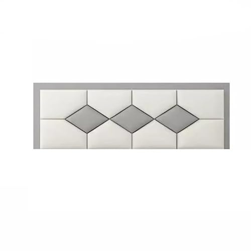 JYHHGDS 3D Anti-Collision Padding, Headboard Upholstered Wall Panels, Playroom Wash-Free Technology Cloth 3D Wall Stickers, Bedroom Nursery Decor Wall Padded for Twin