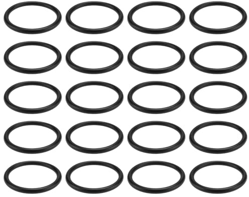 SG Store Lot de 20 Joints Toriques en Caoutchouc Nitrile 34 X 28 X 3 Mm pour Bonde de Lavabo de 38 Mm