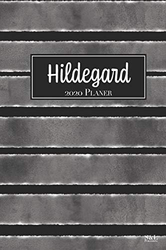 Hildegard 2020 Planer: A5 Minimalistischer Kalender Terminplaner Jahreskalender Terminkalender Taschenkalender mit Wochenübersicht