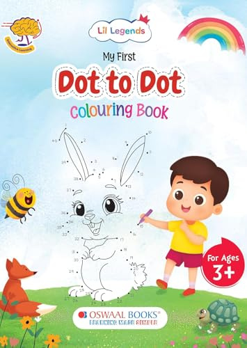 Oswaal:Lil Legends My First Dot-to-Dot Colouring Book