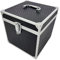 ROC Cases Vinyl Record Storage 7 Singles 100 Vinyl Record Carry Case Storage Heavy Duty Safe Box DJ Box Lockable Flight Carry Case L22cm x W22cm H22cm Includes Removable Customisable Foam