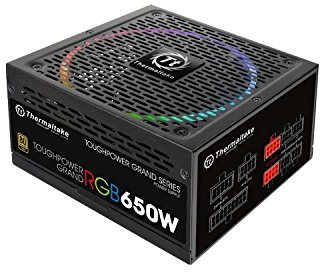 Thermaltake Toughpower Grand RGB - Fuente de alimentación 650W, Color Negro