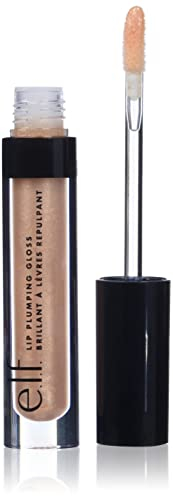 e.l.f. Lip Plumping Gloss, Hydrating, Nourishing, Invigorating, High-Shine, Plumps, Volumizes, Cools, Soothes, Champagne Glam, Shimmer, 2.7 ml (Pack of 1)