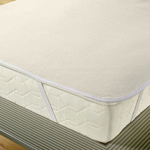 TRAUMSCHLAF Molton Matratzenauflage aus 100% Baumwolle Kochfest 140x220