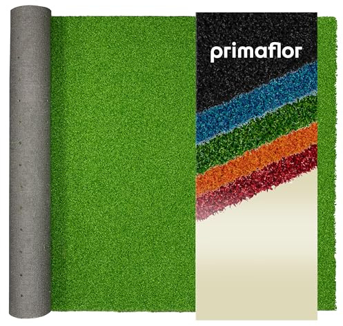 Primaflor Kunstrasen Wellness | Grün 200 x 100 cm | 2,00 m oder 4,00 m breit | 12 mm | wetterfest | robuster Rasenteppich | Outdoor-Bodenbelag für Sport und als Bootsdeckbelag