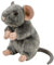 Teddys Rothenburg Kuscheltier Maus/Ratte aufrecht stehend grau 17 cm