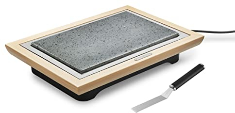 Grill Pierre® Deluxe Rahmen aus hellem Holz + Schaber