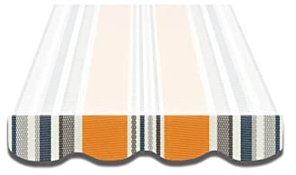 home Trends Markisen Volant Schabracke Markisenbespannung Ersatzstoffe Markisenstoffen Sonnenschutz Polyester fertig genäht mit Umrandung mehr Maß und Diverse Farben(SPD040, 3)