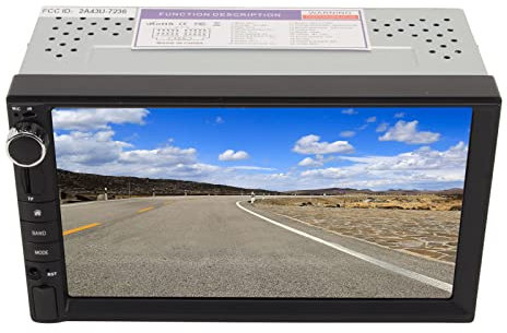 Car Stereo DVD Player, 7 Inch Touch Screen Bluetooths Car MP5 Player Support Phone Mirroring Control for WinCE, USB Double Din Car Multimedia Player for Carplay for Android Auto
