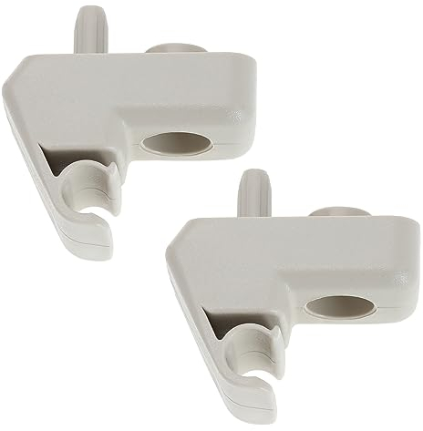eMagTech 2 Clips para Visera Solar compatibles con Ka sustituye a 1570627 para Visera Solar, Soporte de fijación, Accesorios para Visera, Color Beige