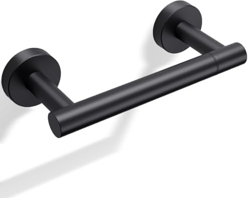 Day Moon™ Matte Black Toilet Roll Holder - Black Toilet Paper Holder Wall Mount